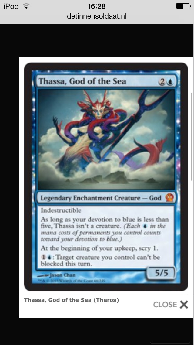 Thassa god of the sea